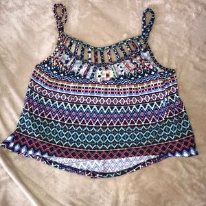 Hollister high to low tank top